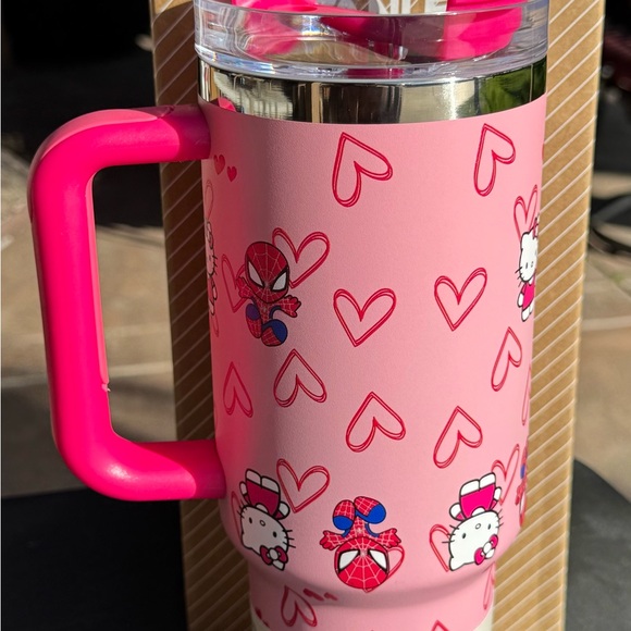 Stanley Pink Hello Kitty and Spider-Man Tumbler - Picture 2 of 2